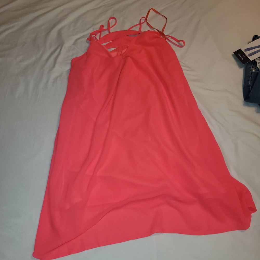 Love Riche Coral Pink Prom Dress